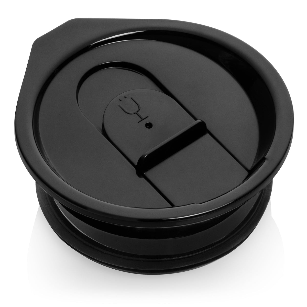 Hopsulator Slim Tumbler Lids (Clear, Black and Purple) - Daily Setup