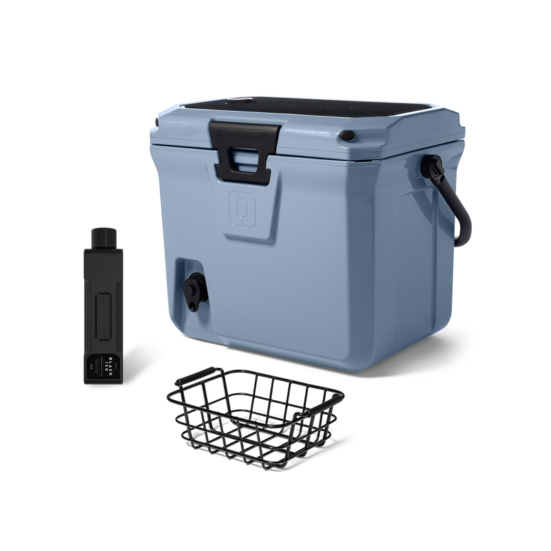 Br Tank 20-Quart Grab + Go Cooler Bundle | Denim - Travel Flavor-Starter