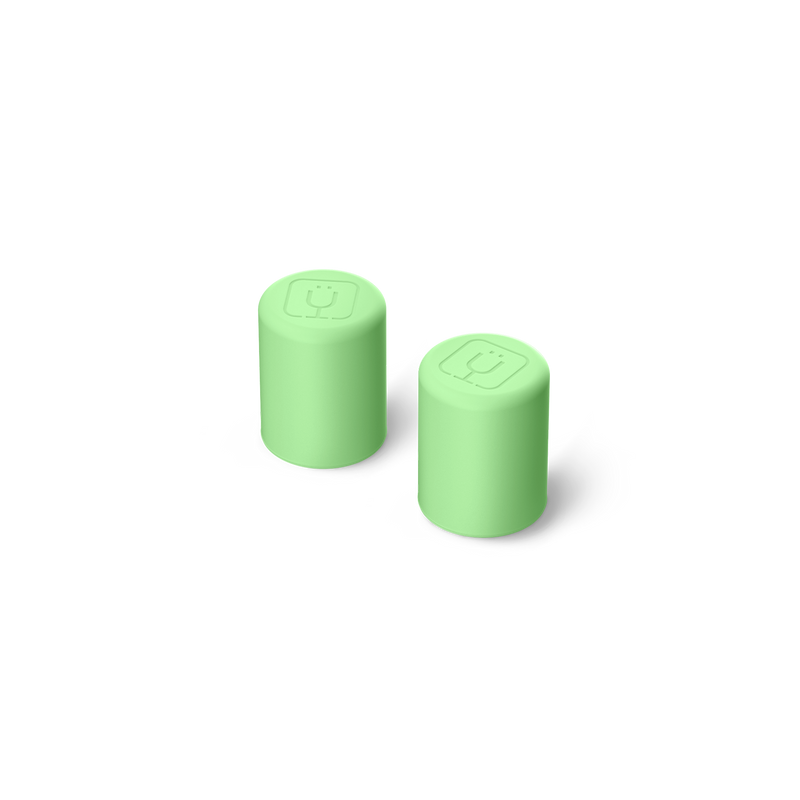 Magnetic Straw Cover | Kiwi | 2-Pack - Smooth Convenience