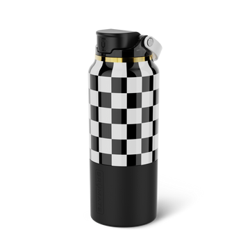 Rise 35oz | Black & White Checker - Handy Beverage