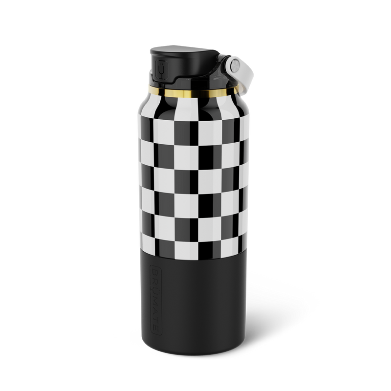 Rise 35oz | Black & White Checker - Handy Beverage