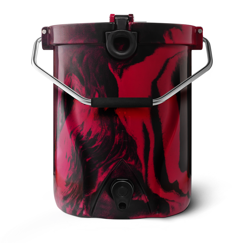 BackTap TM | Red & Black Swirl | 3gal - Durable Travel