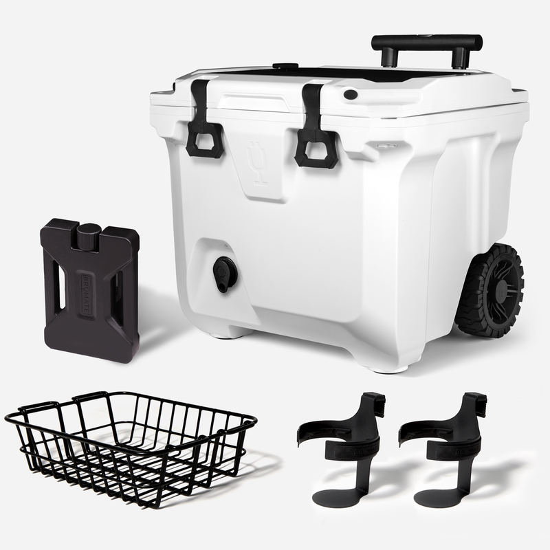 Br Tank 35-Quart Ultimate Day Trip Cooler Bundle | Ice White - Classic Ready-Kit