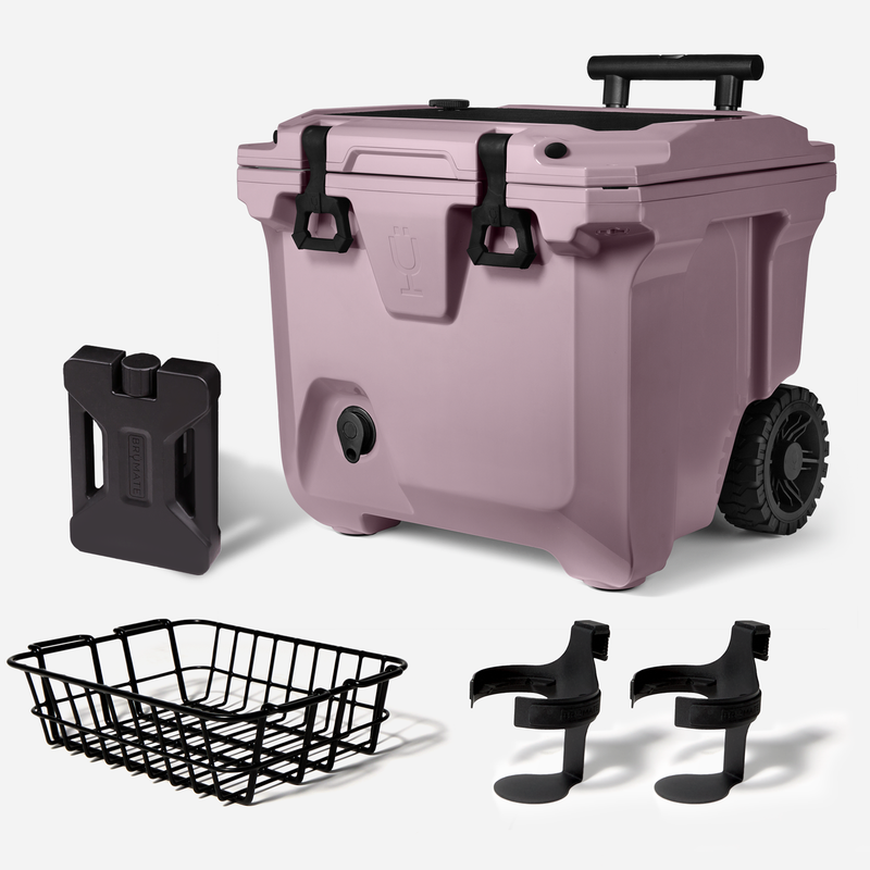 Br Tank 35-Quart Ultimate Day Trip Cooler Bundle | Lilac Dusk - Roadtrip Easy-Start
