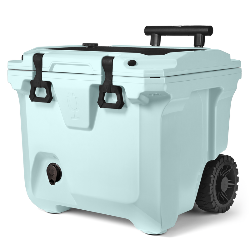 Br Tank 35-Quart Rolling Cooler | Blue Agave - Picnic Pack