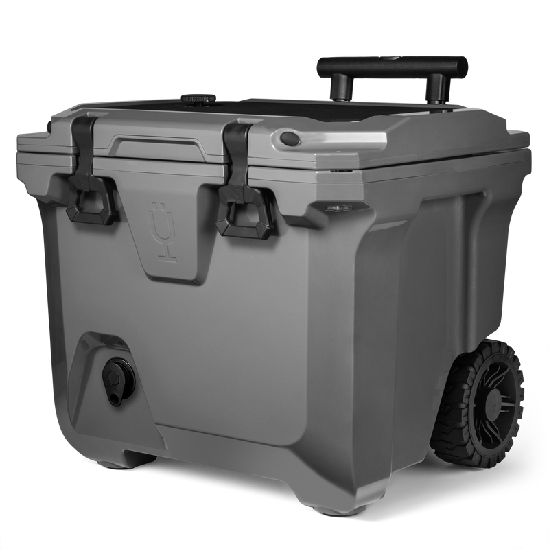 Br Tank 35-Quart Rolling Cooler | Charcoal - Handy Expedition