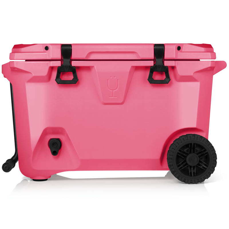 Br Tank 55-Quart Rolling Cooler | Neon Pink - Home Weekend