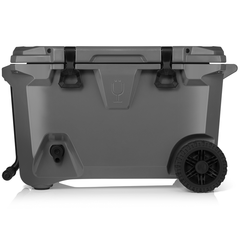 Br Tank 55-Quart Rolling Cooler | Charcoal - Fresh Picnic