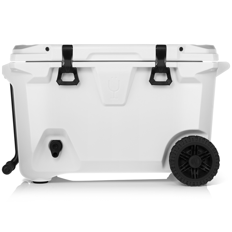 Br Tank 55-Quart Rolling Cooler | Ice White - Active Day-Trip